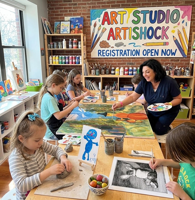 ARTISHOCK Art Studio Registration